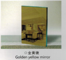 golden yellow coating film colored mirror price